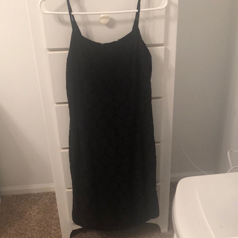 Banana Republic Black Lace Dress
